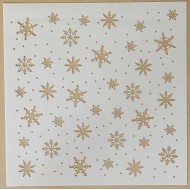 Stencil Snowflakes