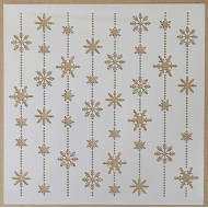 Stencil Snowflake Strings