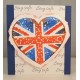 Union Jack Heart Rubber Stamp