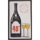 Large Wine Bottle Rubber Stamp Set - SALE