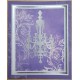 Solid Chandelier Rubber Stamp