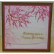 Cherry Blossom Branch Rubber Stamp