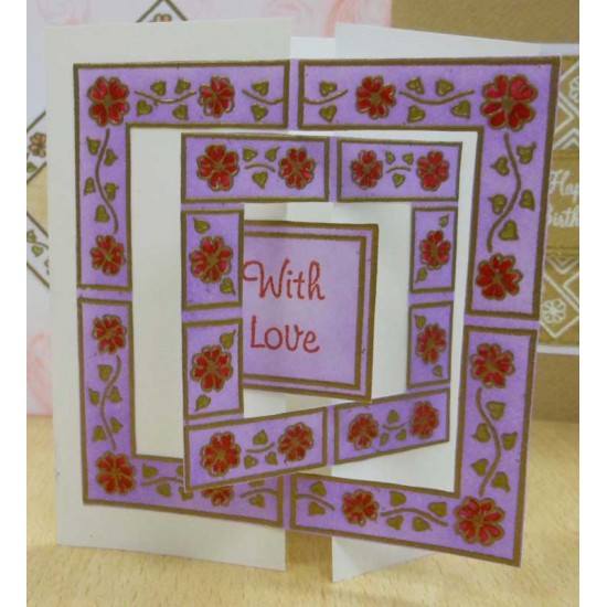 Daisy Multi-Layered Frame Rubber Stamp