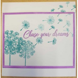 Dandelion Wishes Rubber Stamp Set Cling Mounted