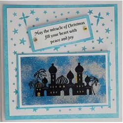 Christmas Season Cling rubber stamp set