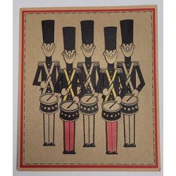 Drummer Boy Soldier Cling Rubber Stamp