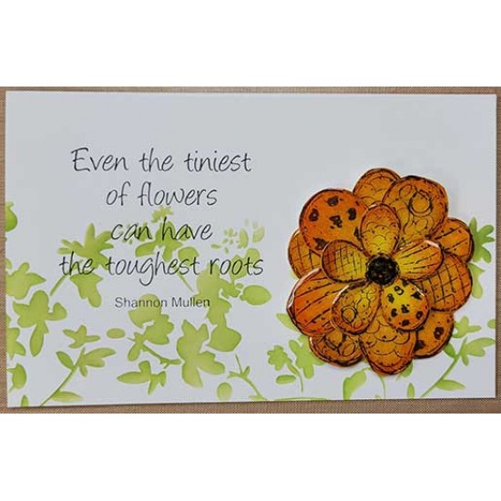 Fifis Flowers Cling rubber stamp set