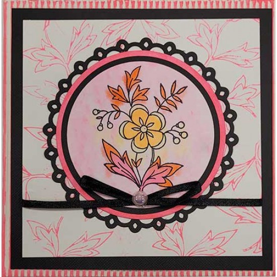 Floral Fancy 1 Rubber Stamp Set