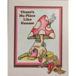 A Home for Gnomes Rubber Stamp Set