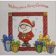 Mr & Mrs Claus Santa Cling Rubber Stamp Set - SALE