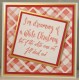 Plaid Background Rubber Stamp