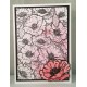 Lg Poppy Head rubber stamp by Teri Sherman