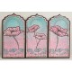 Emilys Poppy Border Rubber Stamp