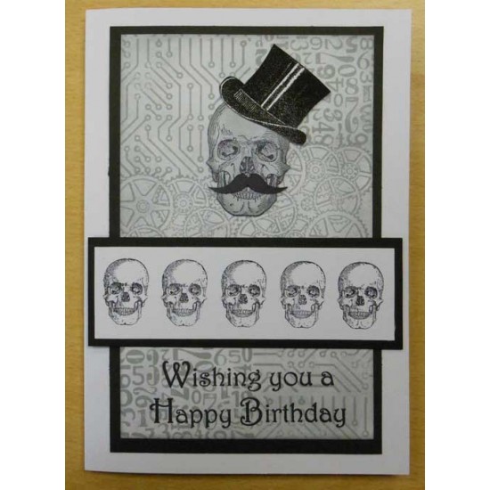 Skull-tastic Rubber Stamp Set