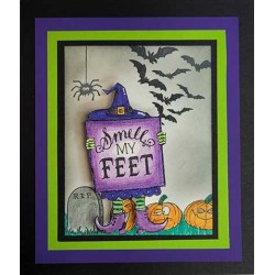 Halloween rubber Stamp Set