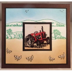 Rolling Hills Rubber Stamp Set