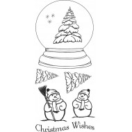 Snowglobe Clear Stamp Set