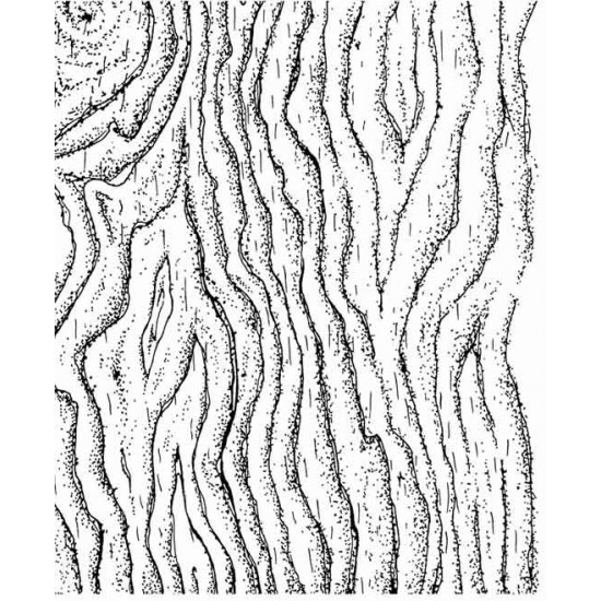 Mini Background Woodgrain Cling Rubber Stamp