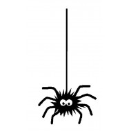 Harold the Spider Cling Rubber Stamp