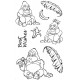 Gorillas Rubber Stamp Set - SALE