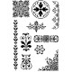 Solid Motifs Rubber Stamp Set - ON SALE