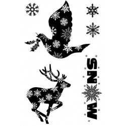 Snowflake Splendour Cling Rubber Stamp Set - ON SALE