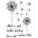 Dandelion Wishes Rubber Stamp Set Cling Mounted