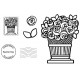 Retro Roses Rubber stamp set