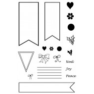 Banners Rubber Stamp Set