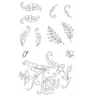 Floral Fancy 2 Rubber Stamp Set