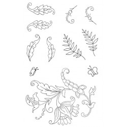 Floral Fancy 2 Rubber Stamp Set - SALE