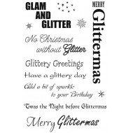 Glittermas Rubber Stamp Set