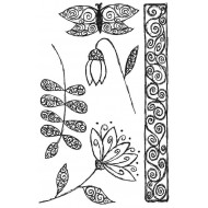 Fancy Florals 2 Rubber Stamp Set