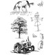 Rural Elements Rubber Stamp Set