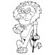 Lion rubber Stamp