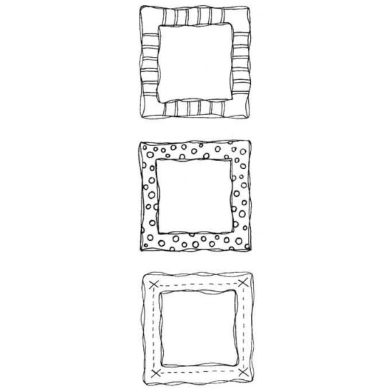 Frame Trio Rubber Stamp Set