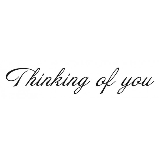 Thinking of You Rubber Stamp