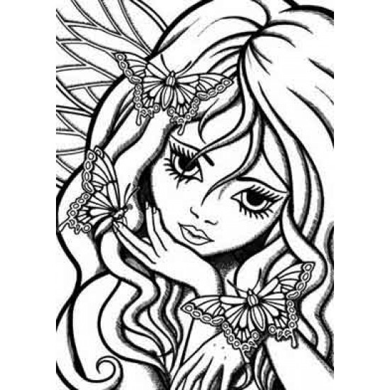 Fairy Fae Unmounted Rubber Stamp