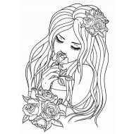 Rosalee Unmounted Rubber Stamp