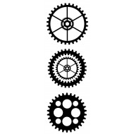 Solid Cogs Rubber Stamp Set