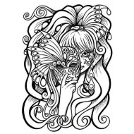 Venetian Beauty Unmounted Rubber stamp