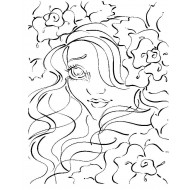 Aurora Tea Rose Cling Rubber Stamp