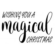 Magical Christmas Cling Rubber Stamp